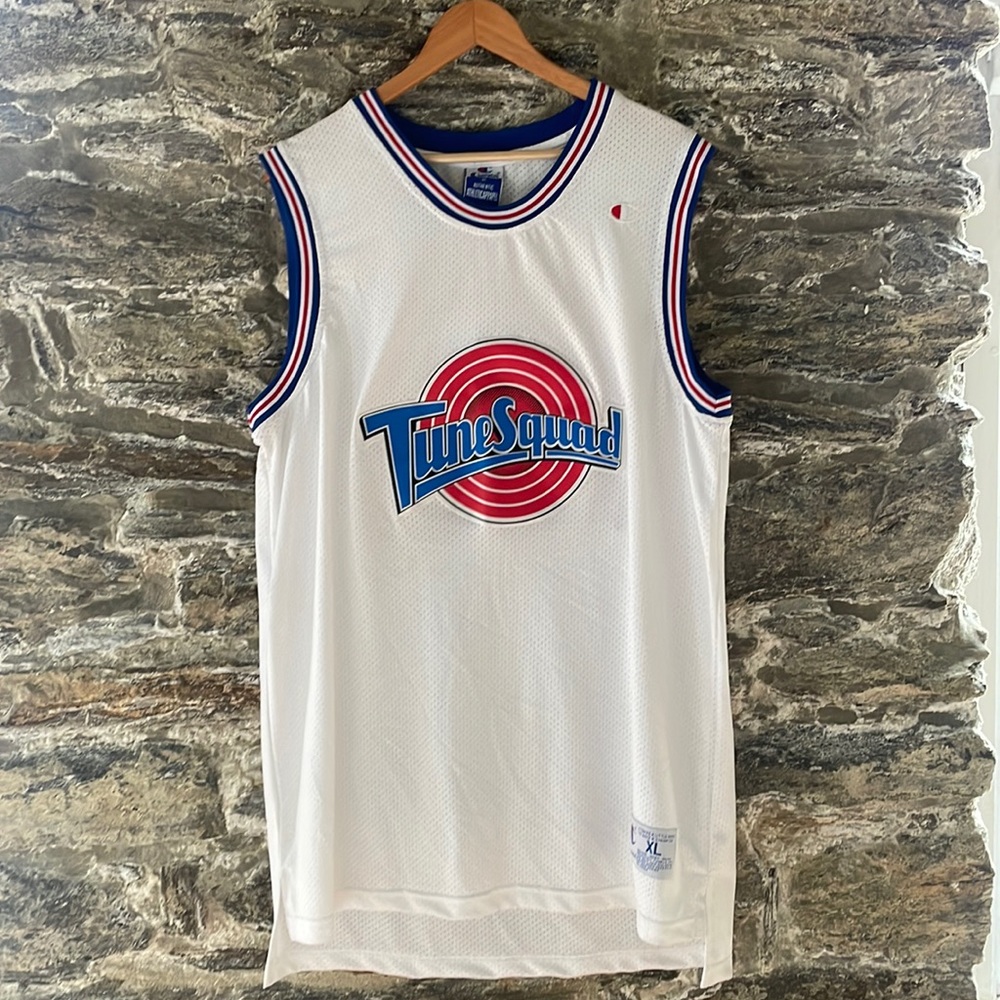 VINTAGE 1990s Champion NBA Space Jam TuneSquad #22 Bill Murray Jersey - Size XL